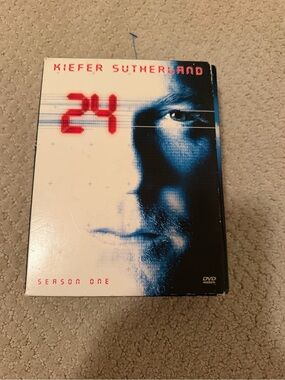 24 Season One DVD Box Set - Red & Blue Cover